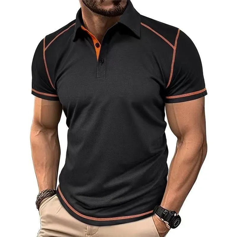 Men's Elegant Short Sleeve Polo Shirt