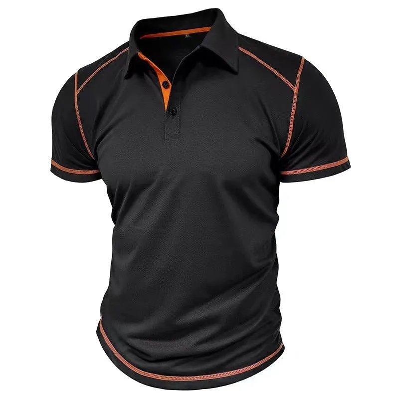 Men's Elegant Short Sleeve Polo Shirt