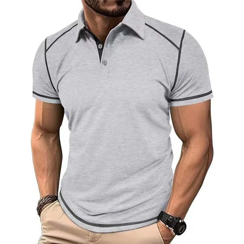 Men's Elegant Short Sleeve Polo Shirt