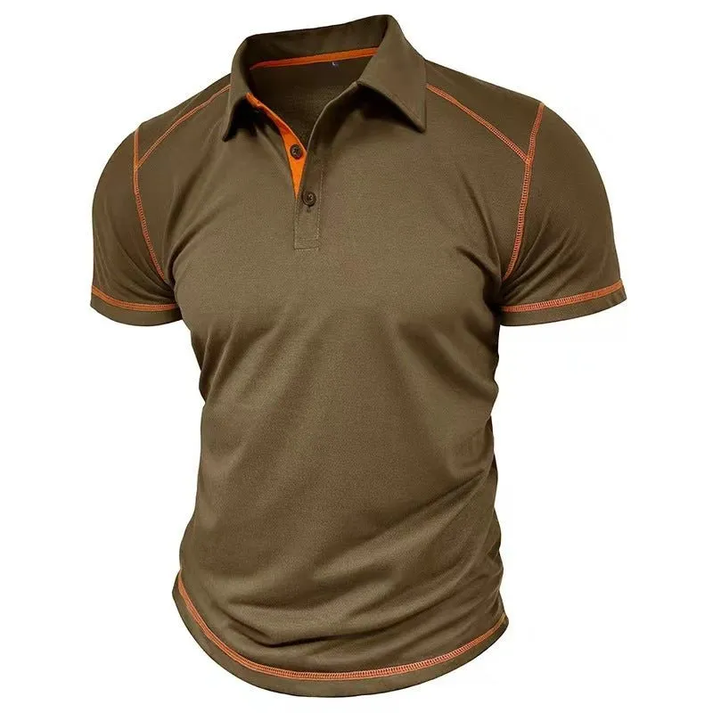 Men's Elegant Short Sleeve Polo Shirt