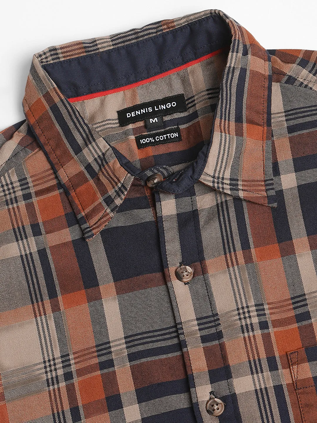 Men's Rust Casual Shirts