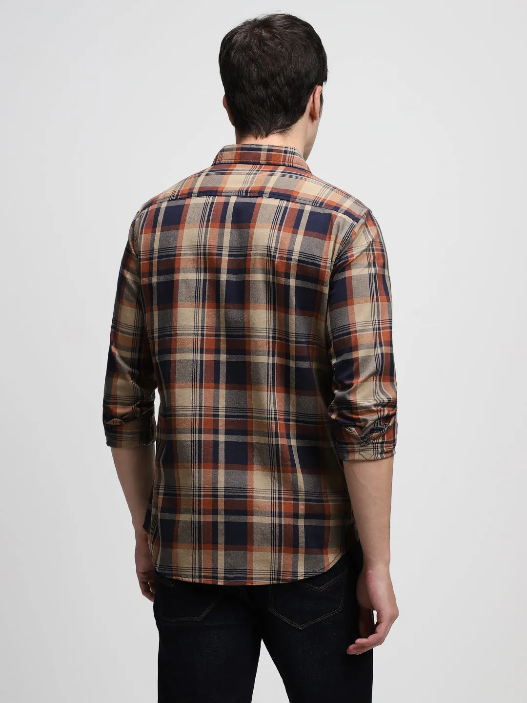 Men's Rust Casual Shirts