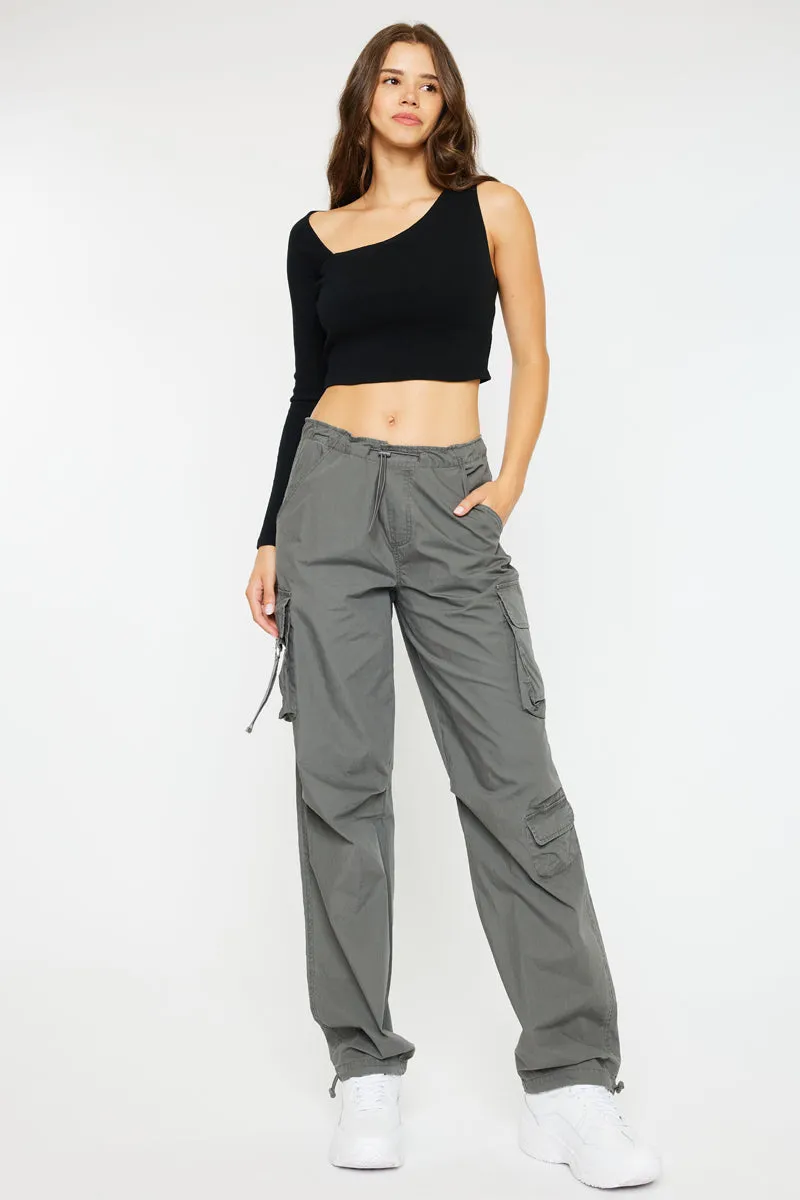 Nataly High Rise Relaxed Cargo Pants