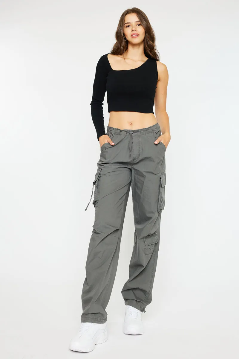 Nataly High Rise Relaxed Cargo Pants