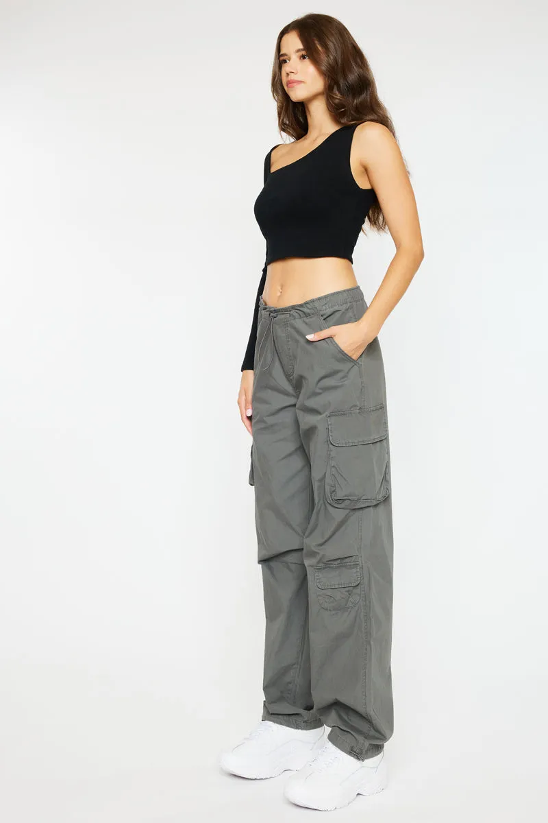 Nataly High Rise Relaxed Cargo Pants