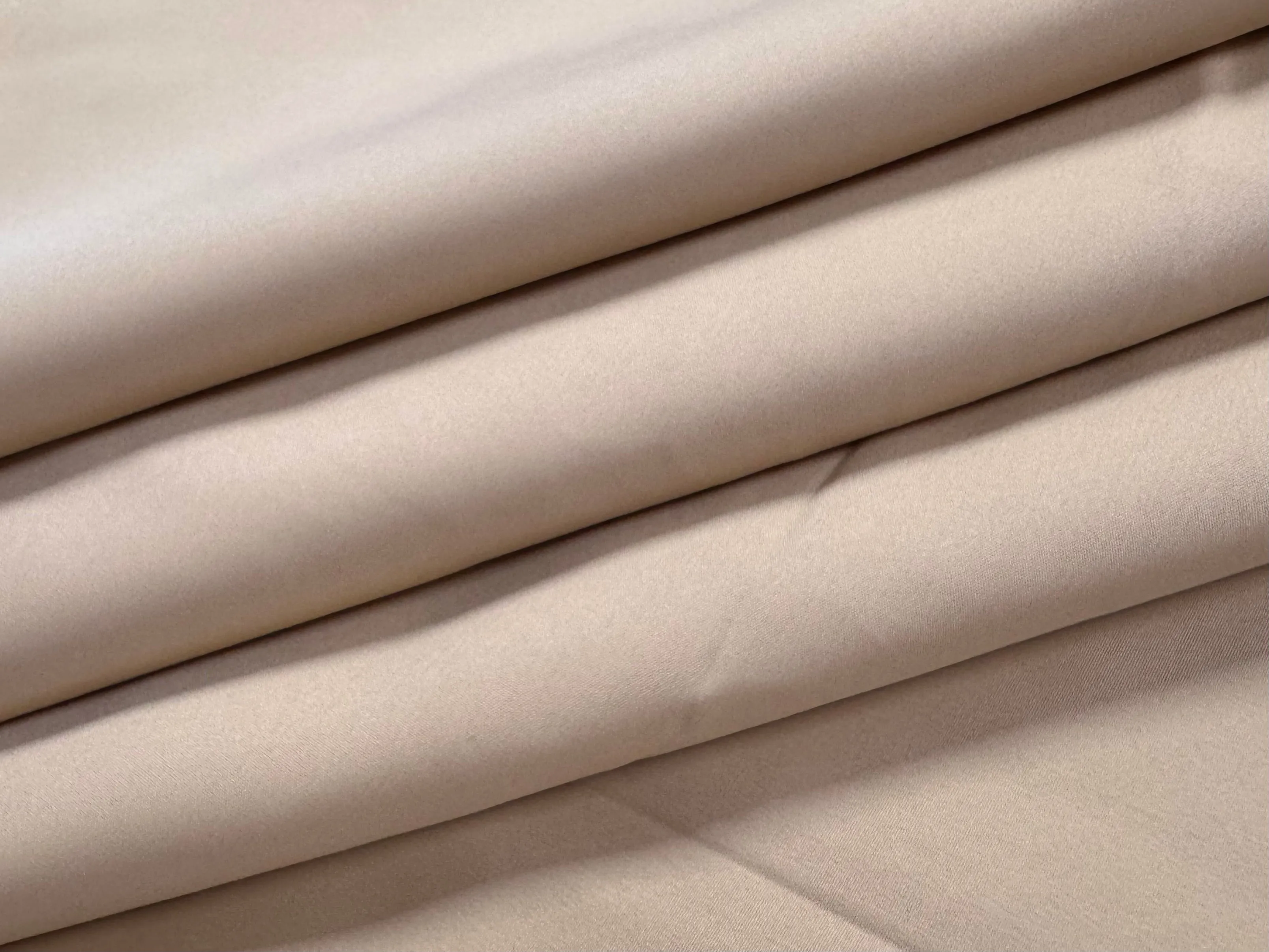 Natural Plain Soft Butter Crepe Fabric