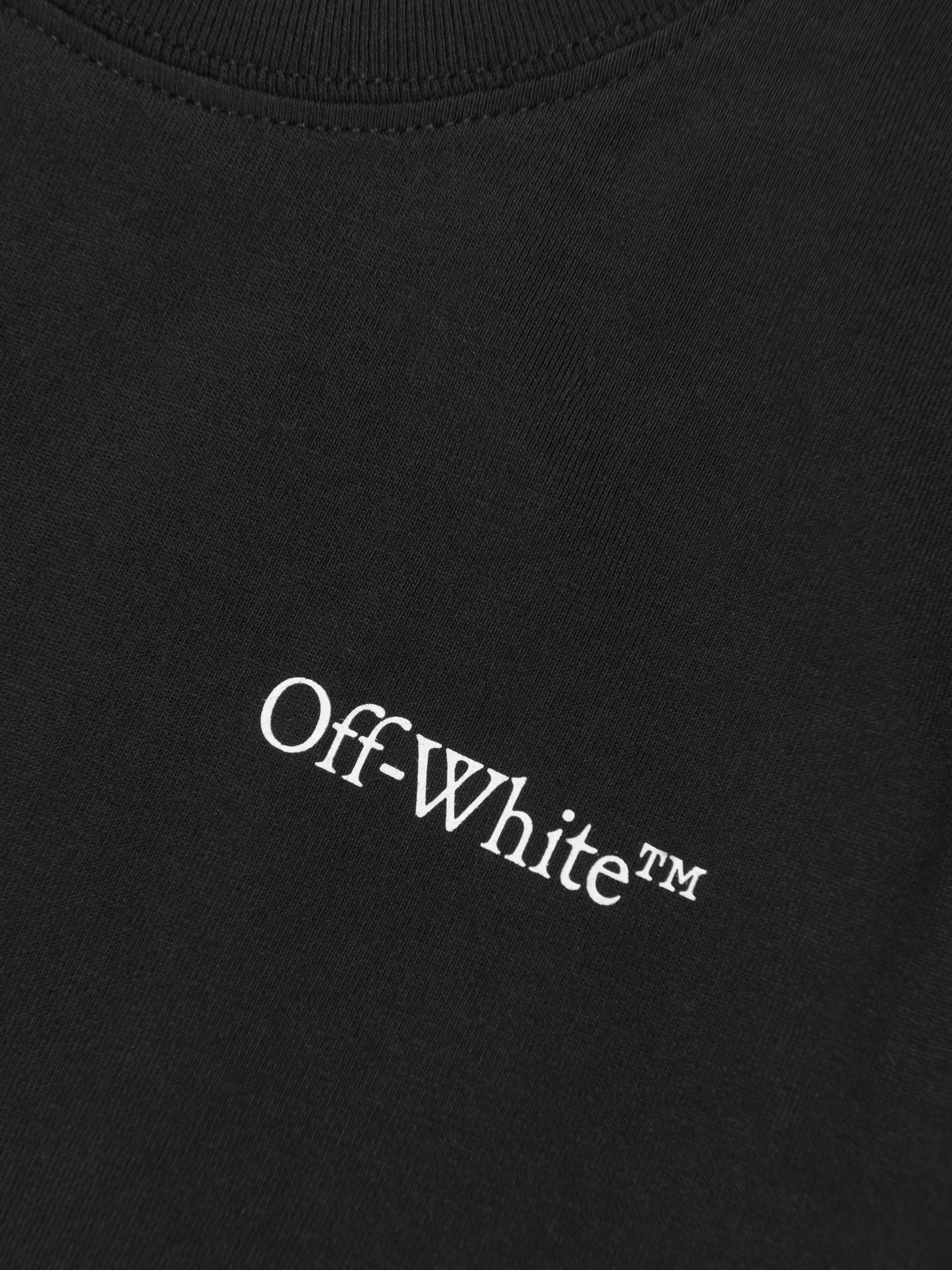 Off-White Boys Classic Arrow Tab T-Shirt in Black