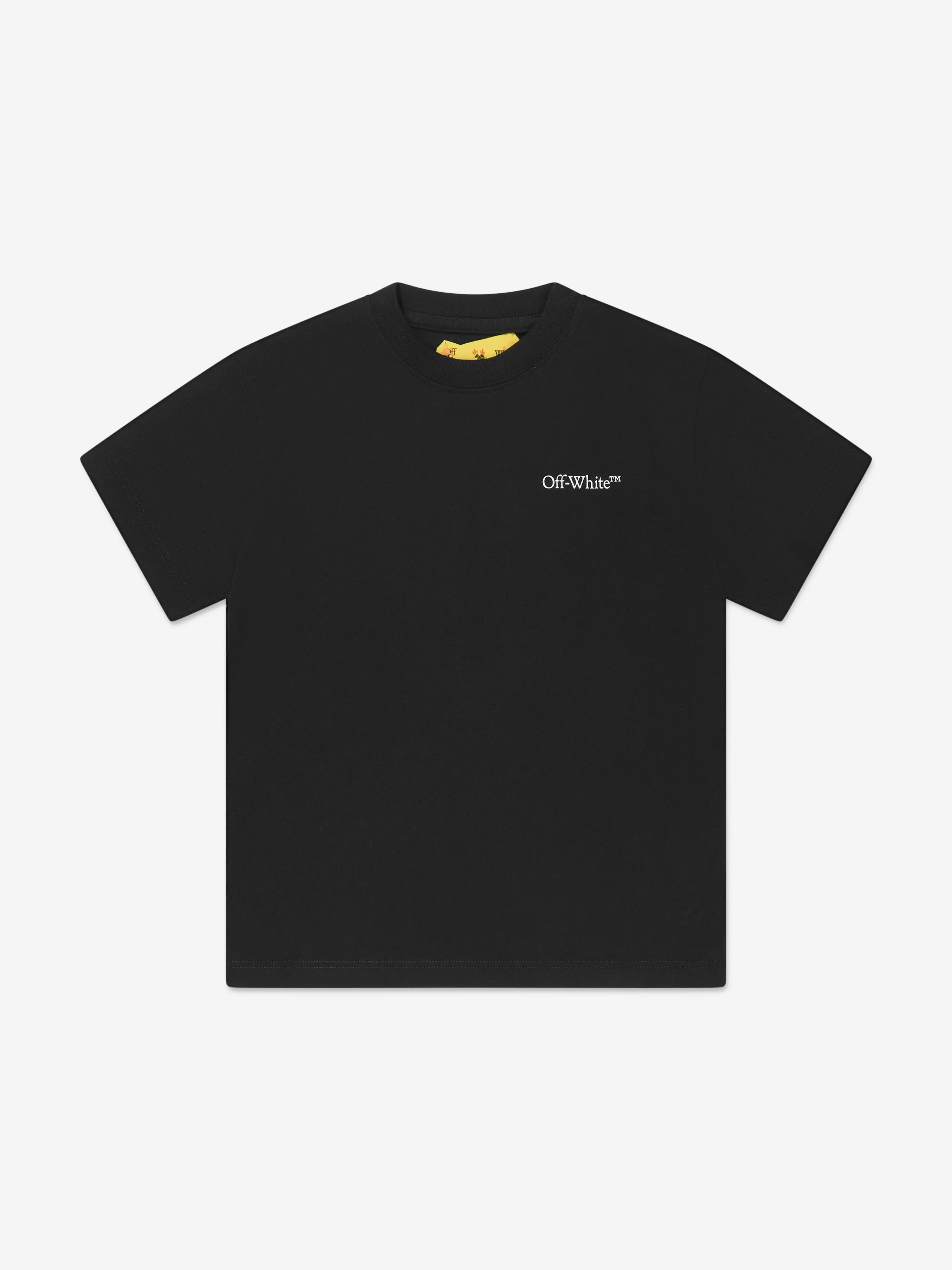 Off-White Boys Classic Arrow Tab T-Shirt in Black