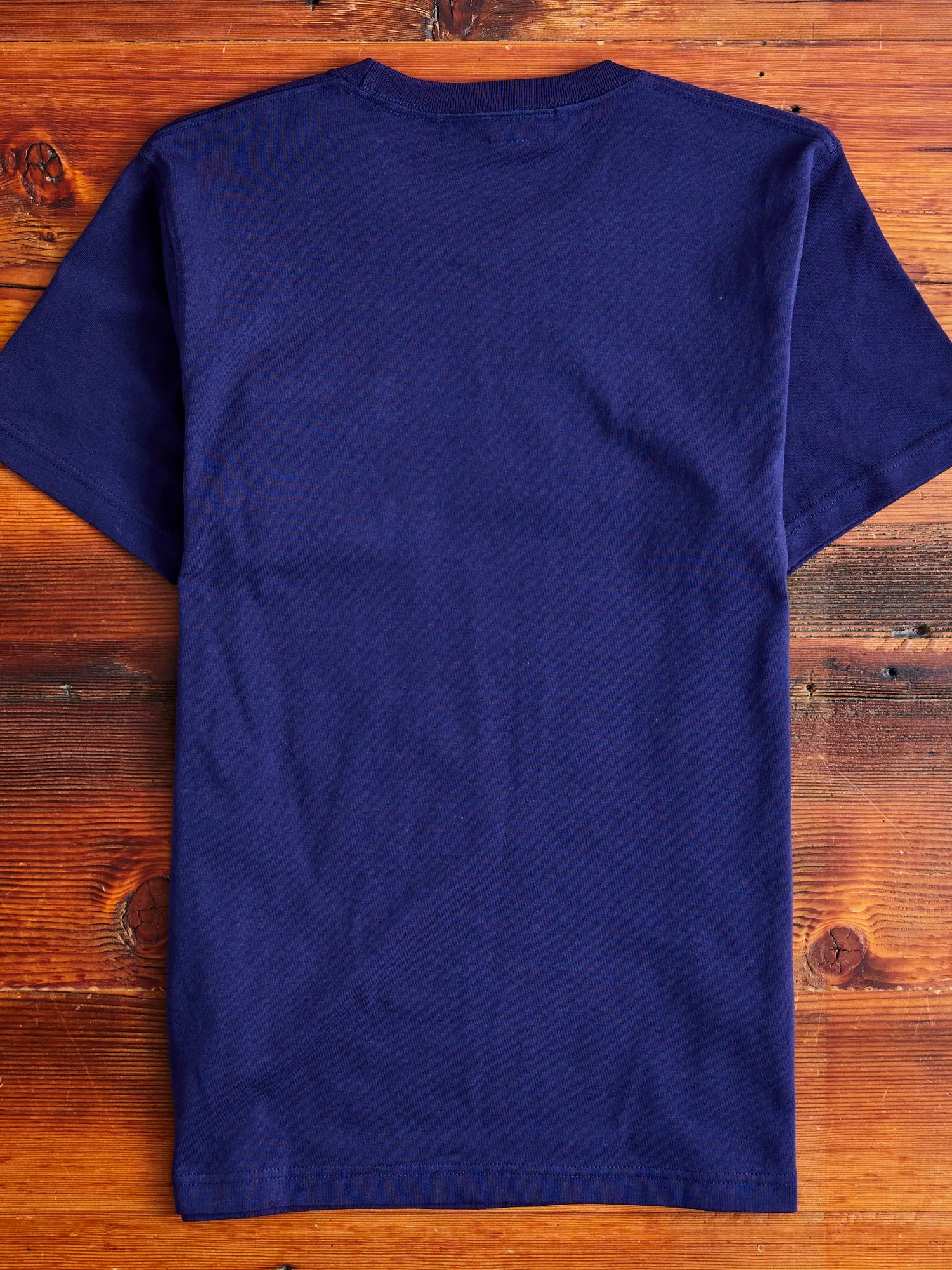 Origami Pocket T-Shirt in Stitched Indigo