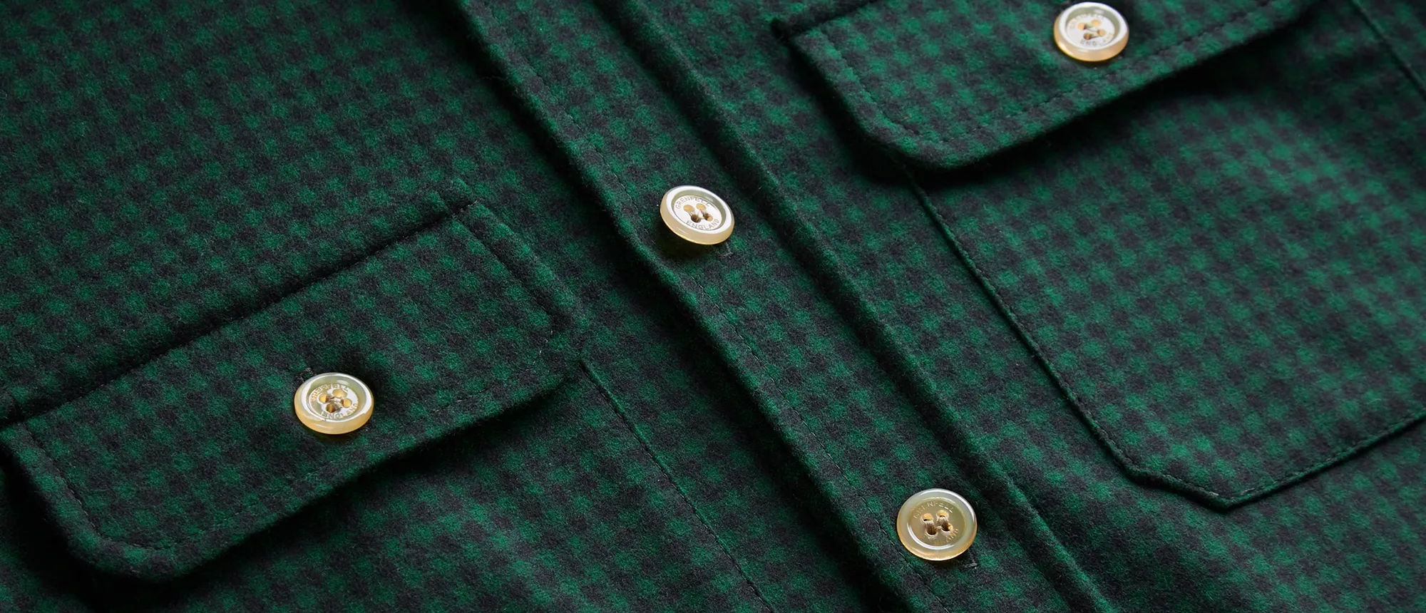 Overshirt - Gingham Check Green & Black