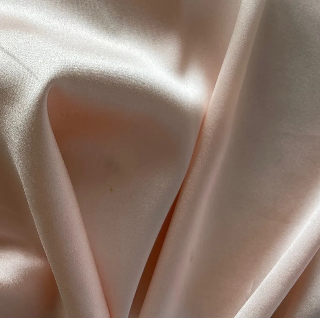 Peach Daiquiri Stretch Silk Satin Charmeuse (Made in Italy)