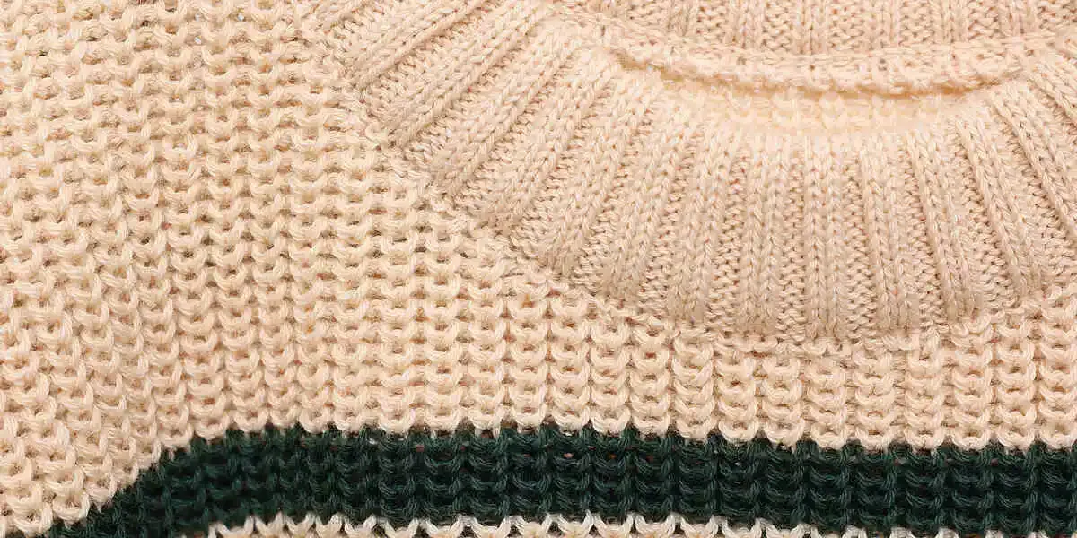 Pine stripes knit sweater