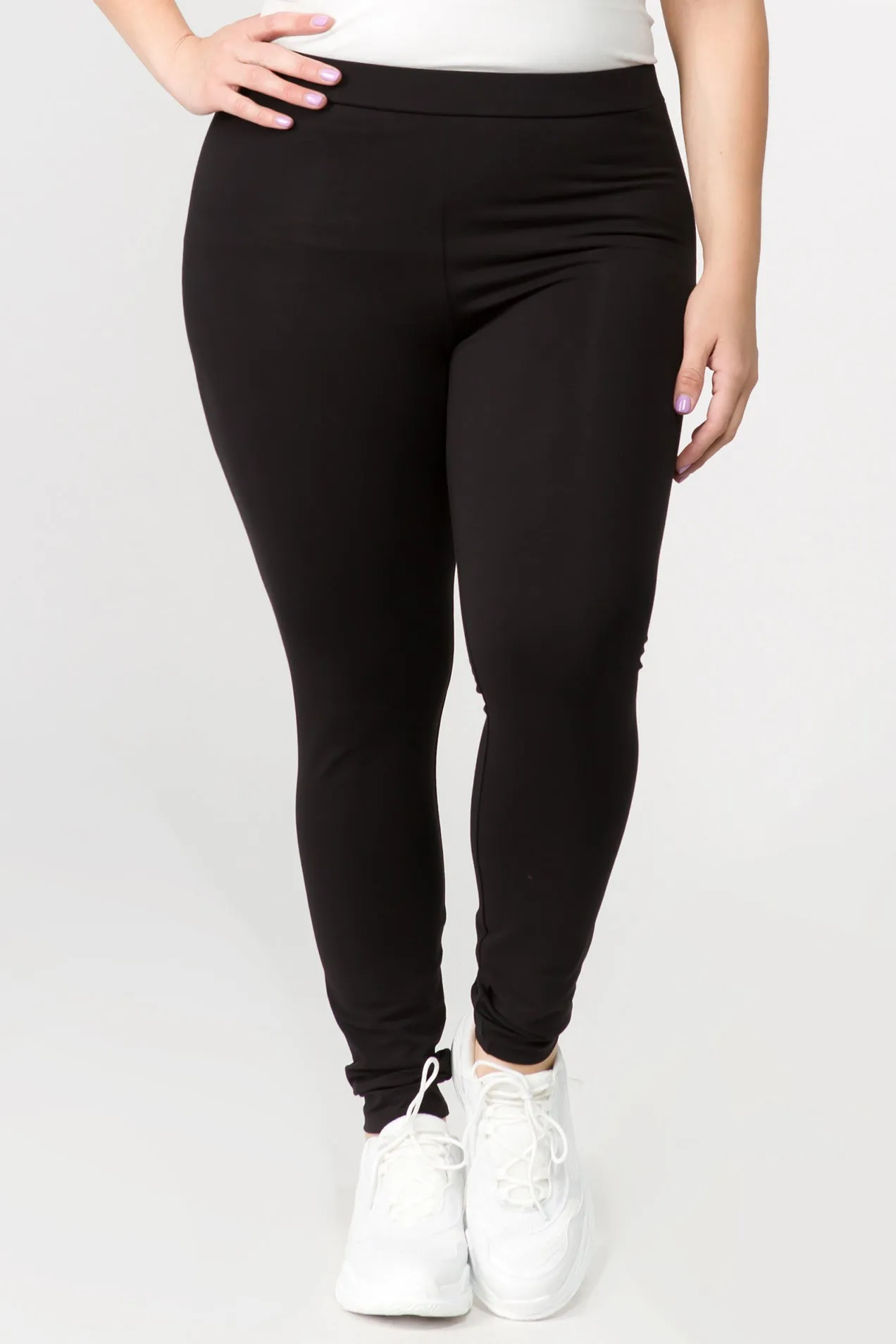 Plus Size Basically Perfect High Rise Cotton Leggings