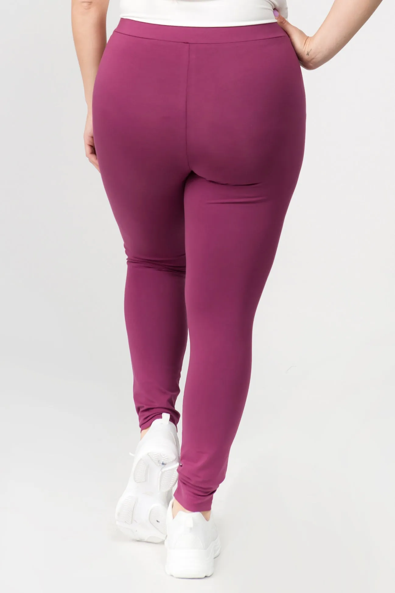 Plus Size Basically Perfect High Rise Cotton Leggings