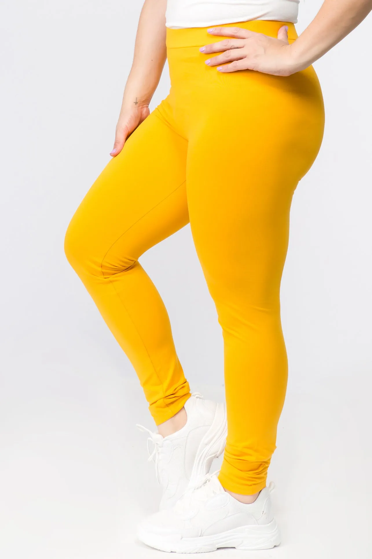 Plus Size Basically Perfect High Rise Cotton Leggings