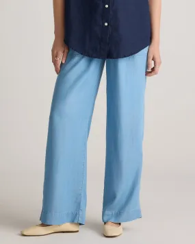 Pull-On Tencel Chambray Pants