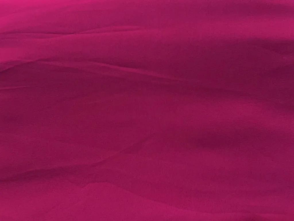 Rani Pink Plain Georgette Fabric