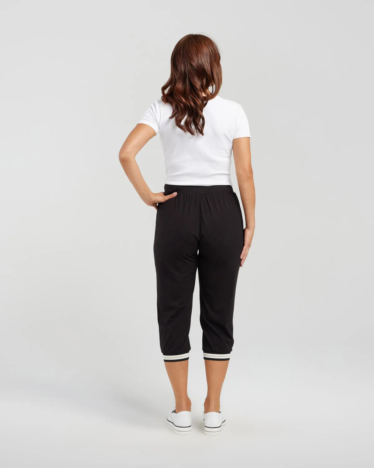 Raven Pant - Black/White - ZAFINA