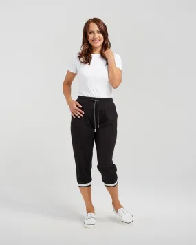 Raven Pant - Black/White - ZAFINA