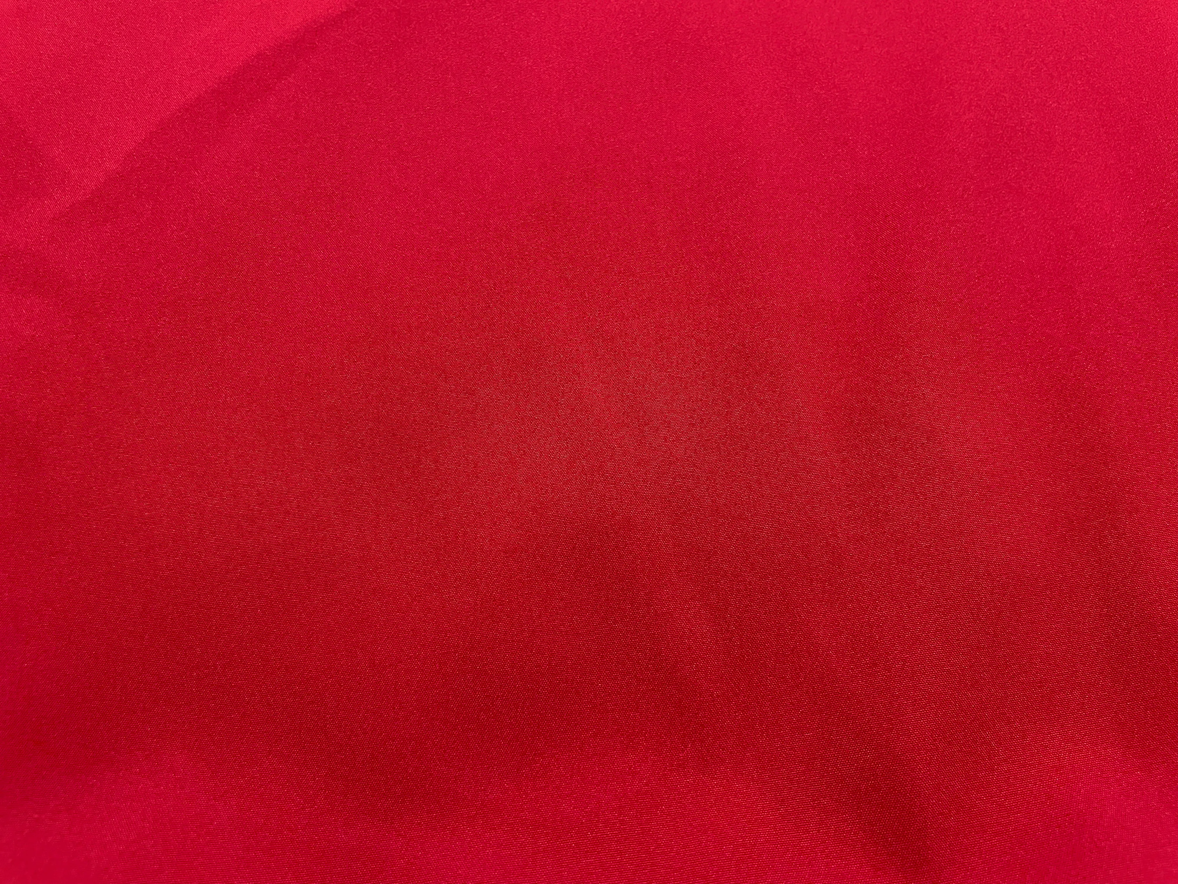 Red Plain Butter Crepe Fabric