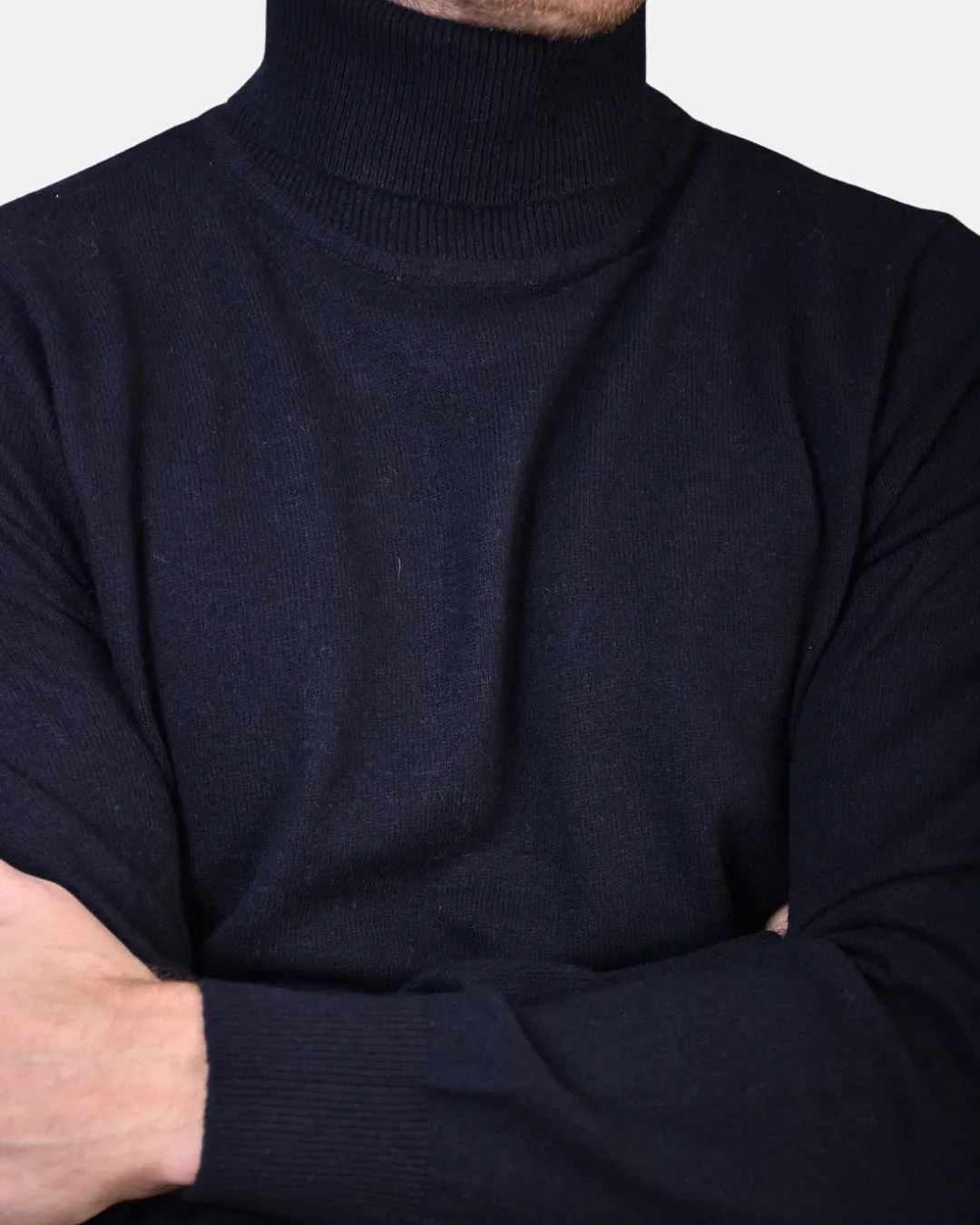 Rollneck Cash/Blend - Navy