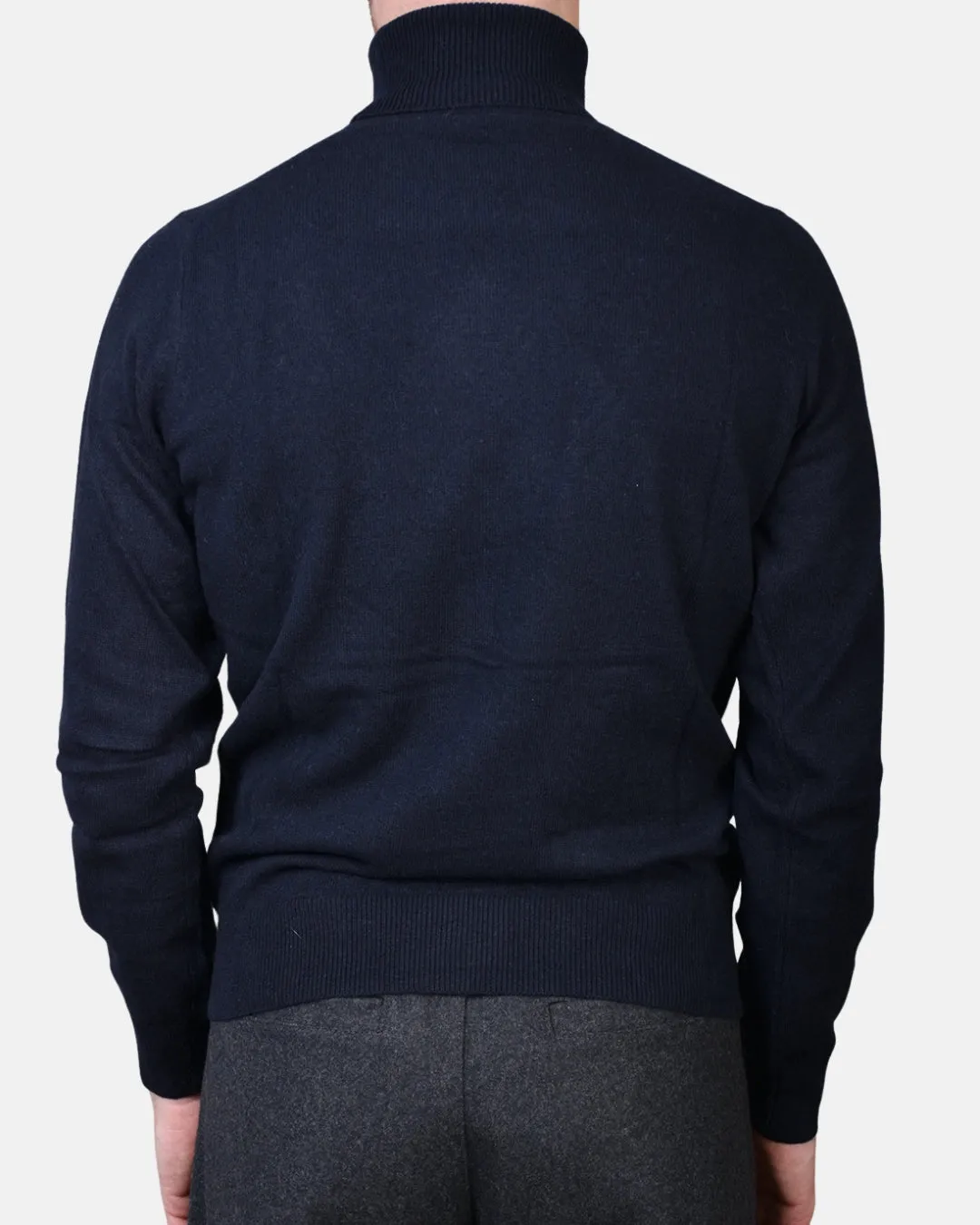 Rollneck Cash/Blend - Navy