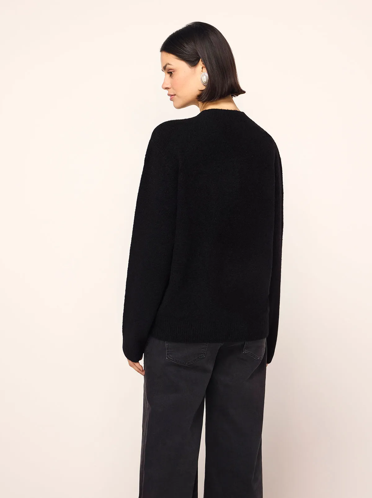 Rowan Black Rose Oversized Sweater