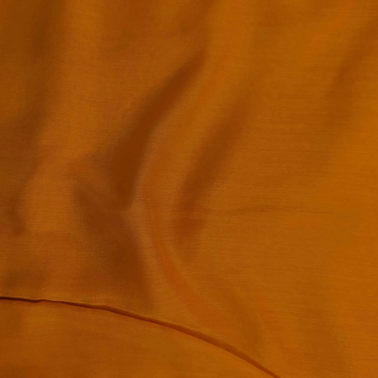 Safety Orange Plain Muslin Silk Fabric