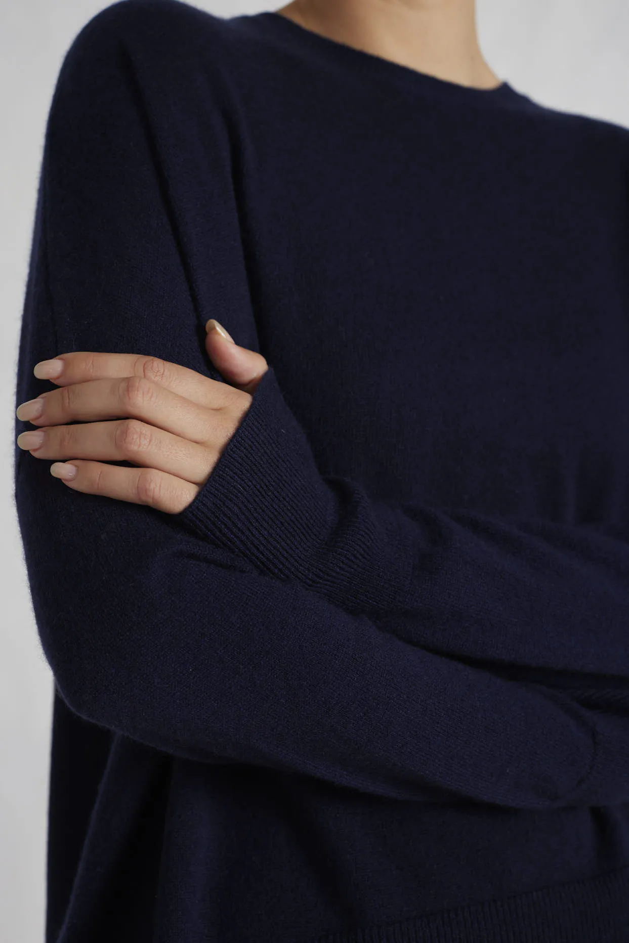 Sandy Cashmere Sweater in Mariner