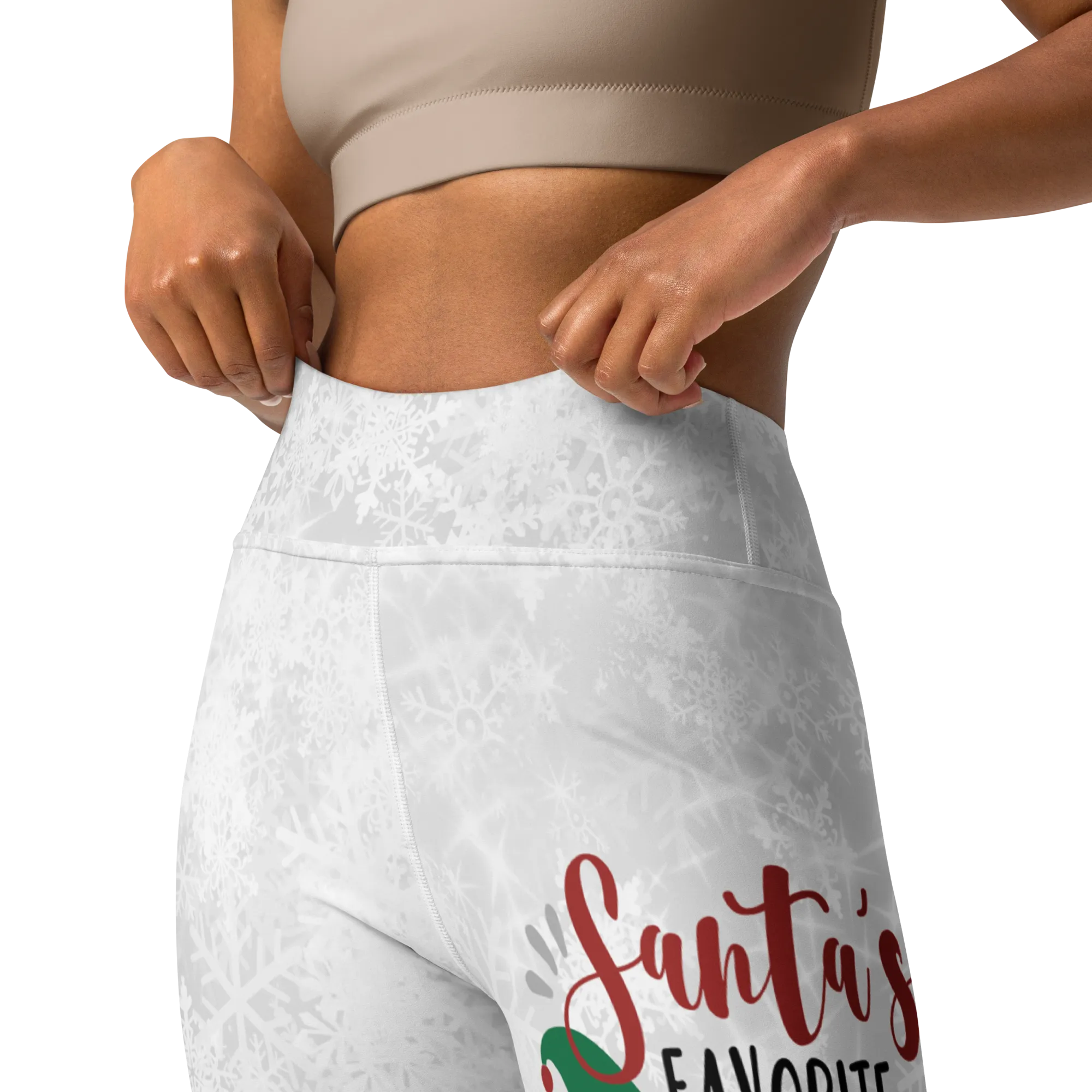 Santa's Favorite Elf Yoga Leggings