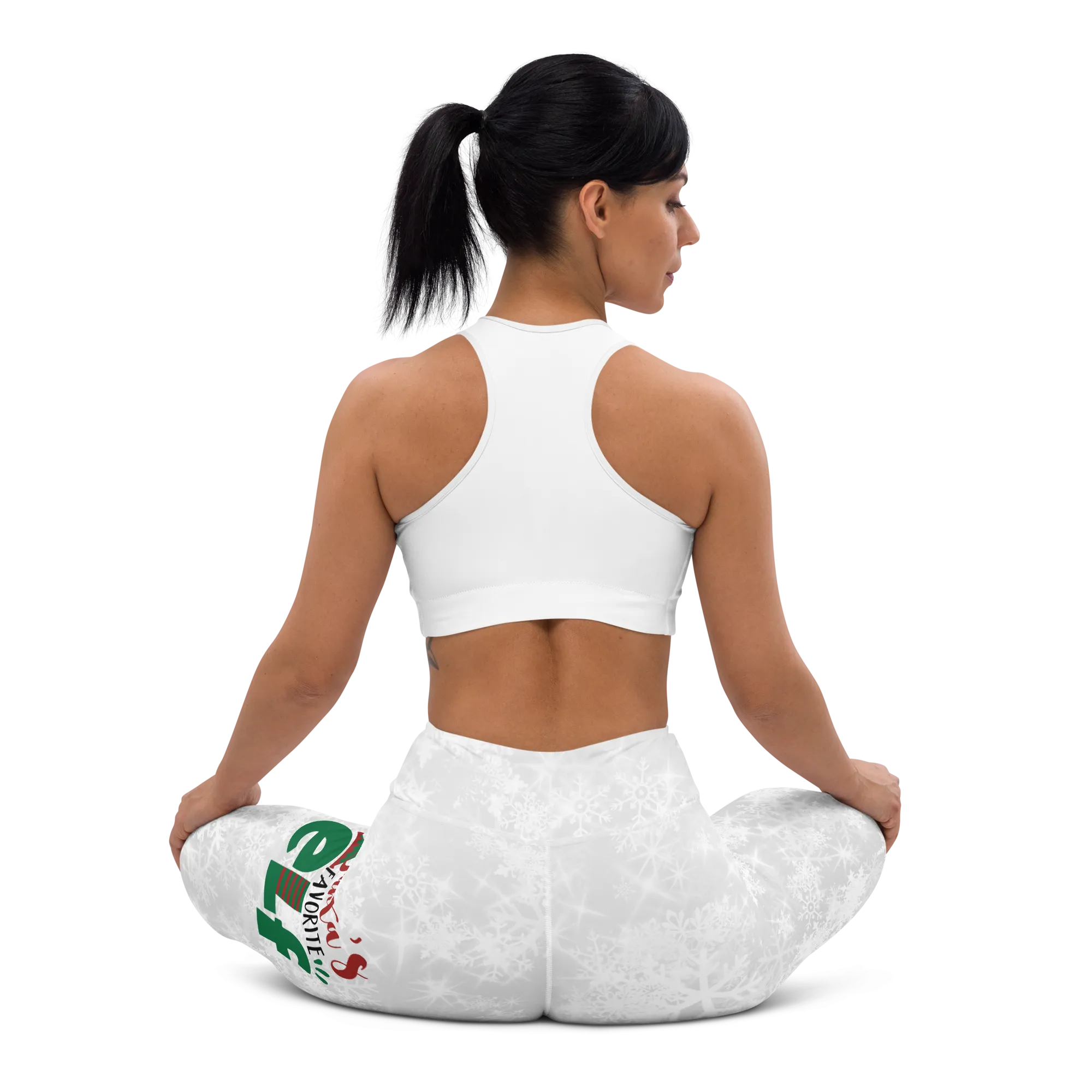 Santa's Favorite Elf Yoga Leggings