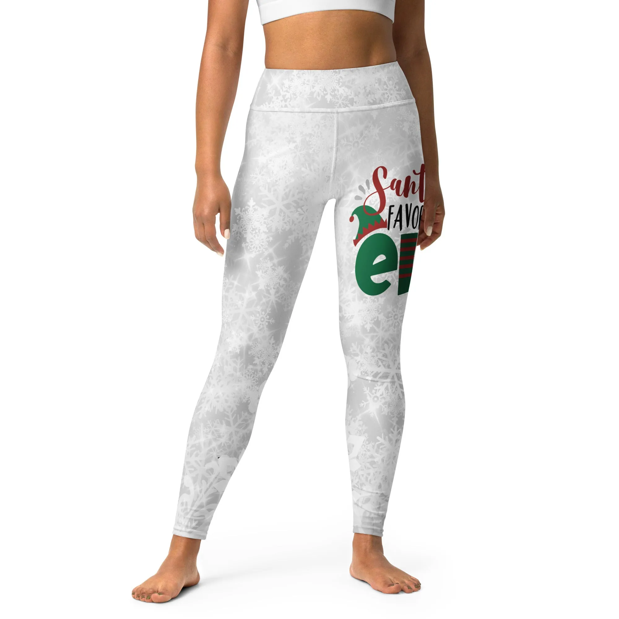 Santa's Favorite Elf Yoga Leggings