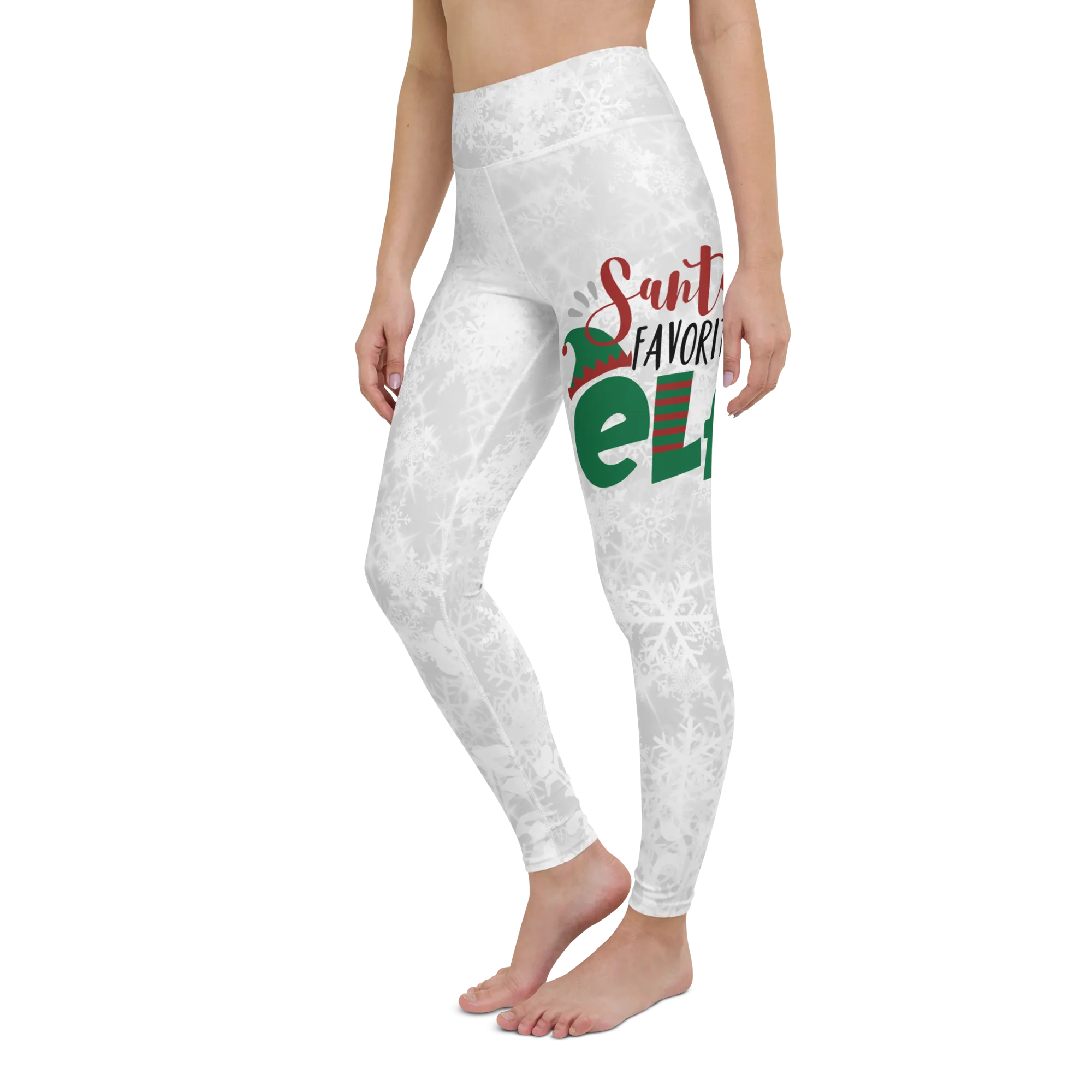 Santa's Favorite Elf Yoga Leggings