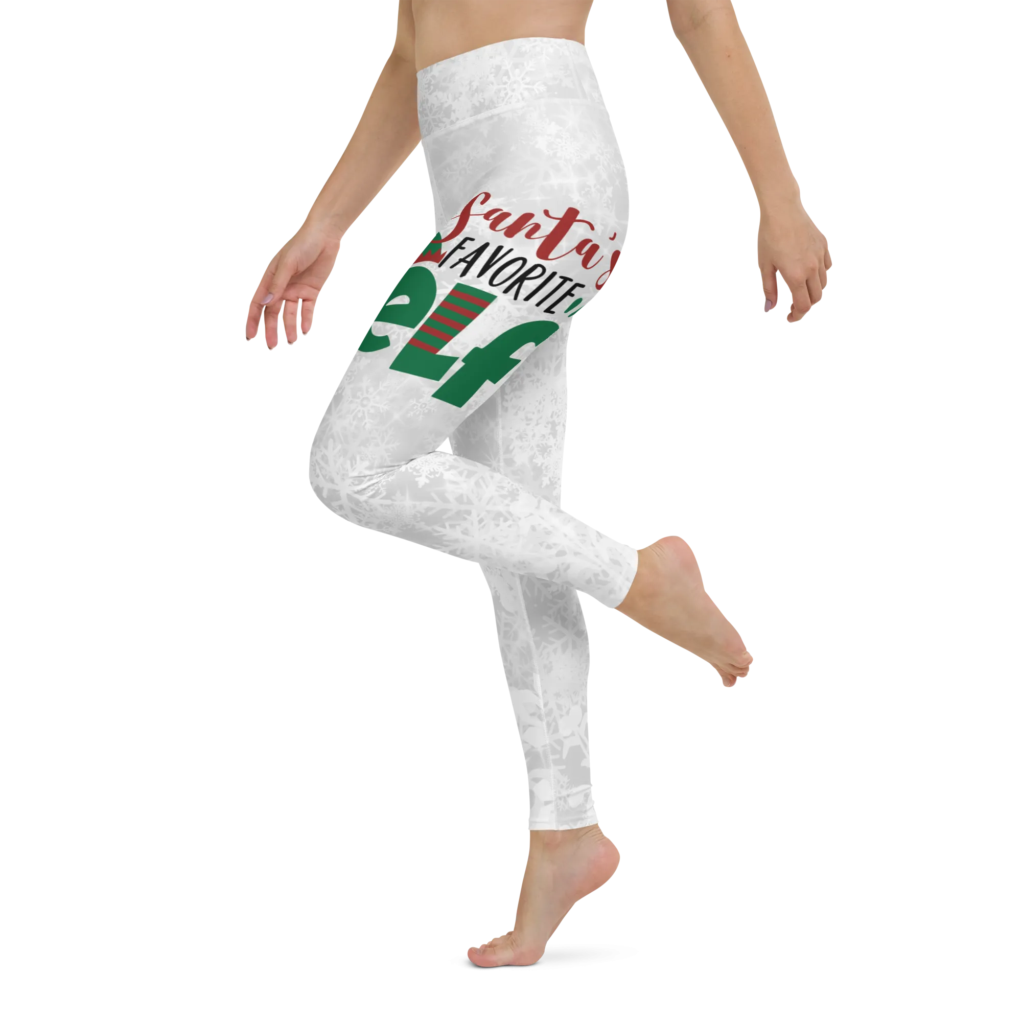 Santa's Favorite Elf Yoga Leggings