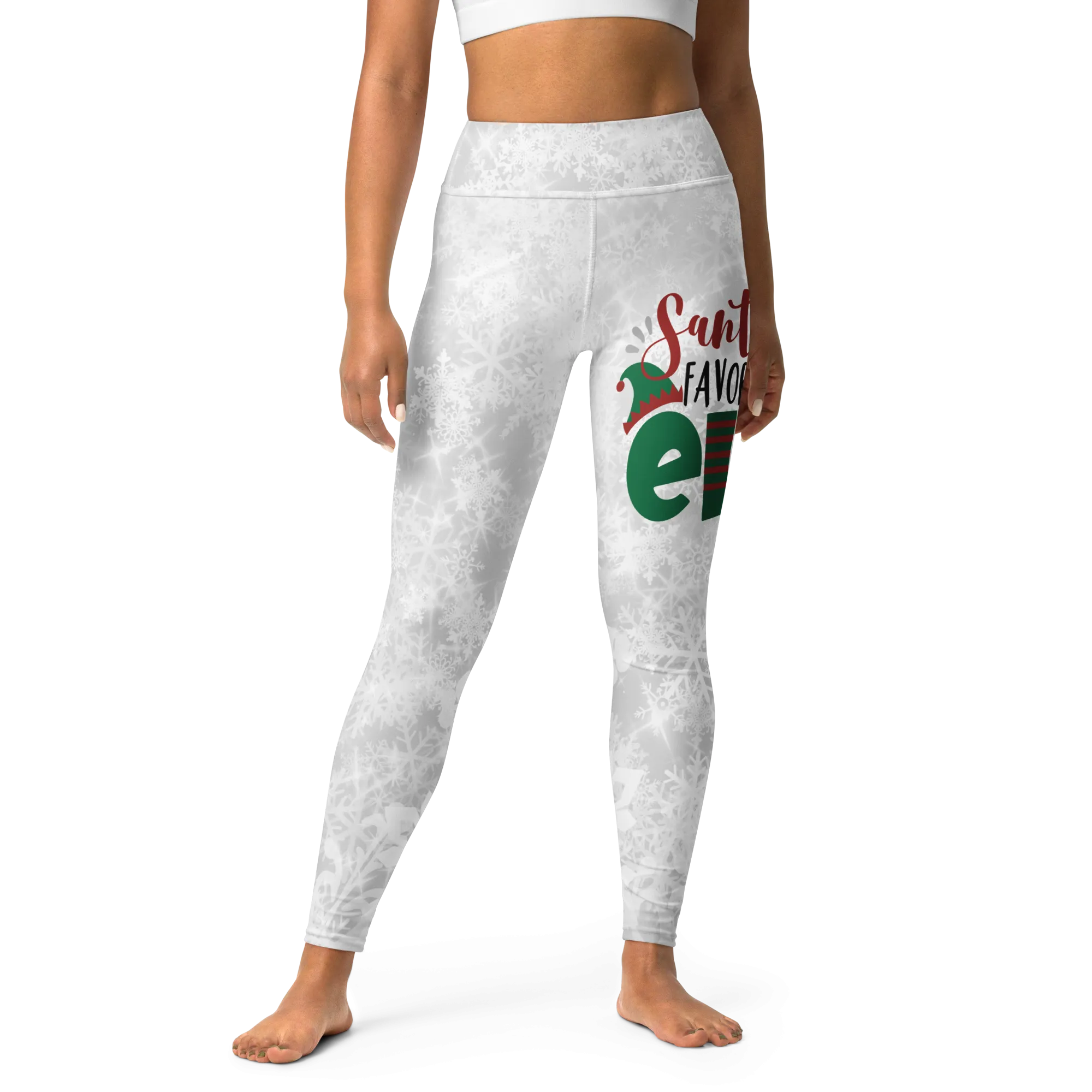 Santa's Favorite Elf Yoga Leggings