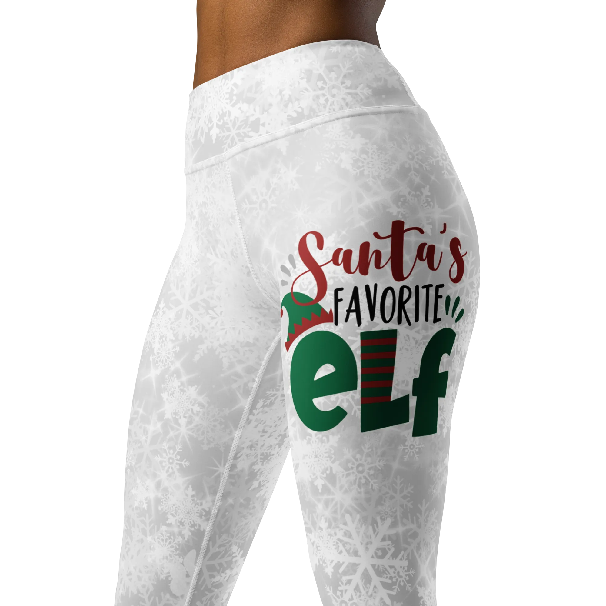 Santa's Favorite Elf Yoga Leggings