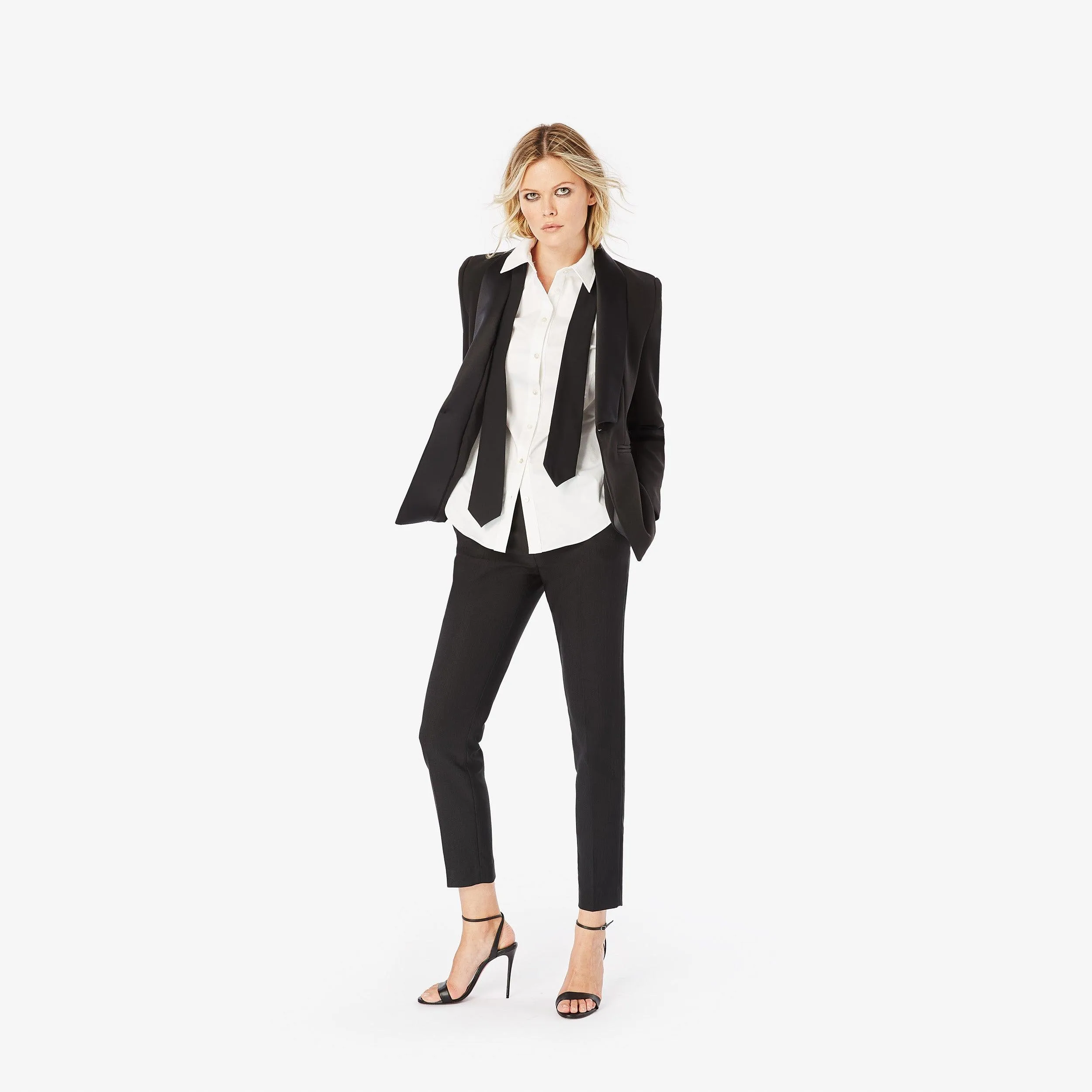 Shawl Lapel Tuxedo Blazer