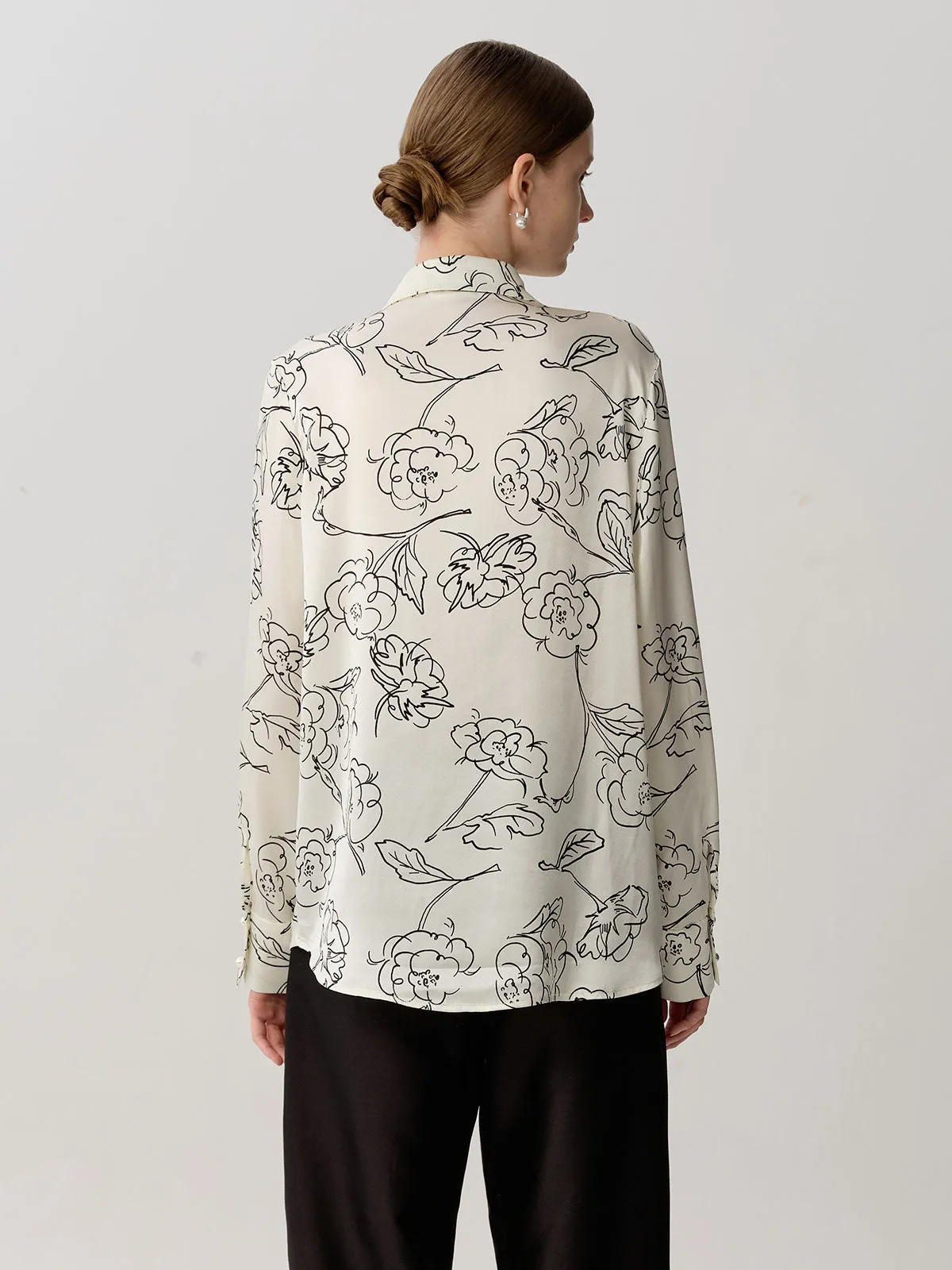 SILKINC Venus Hand-Painted Silk Shirt