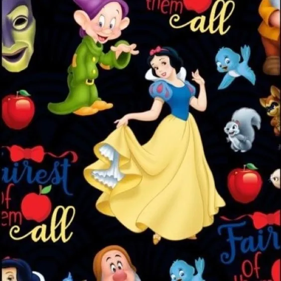 Snow White 7 Dwarfs Super SOFT Leggings Disney Magic Kingdom Princess plus rts