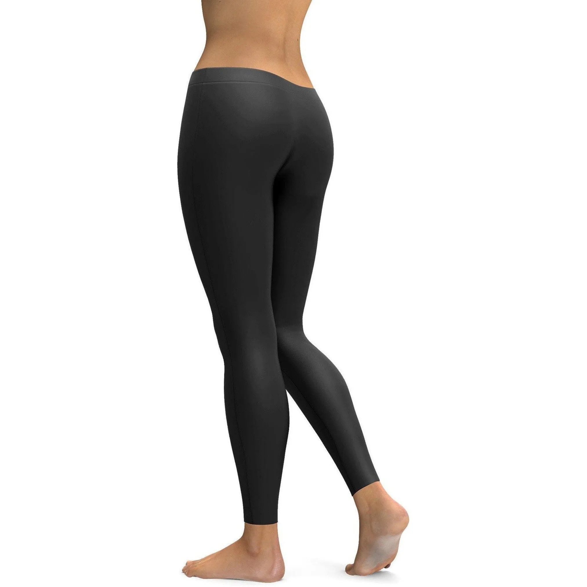 Solid Charcoal Grey Leggings