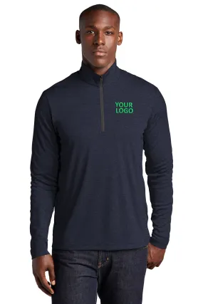 Sport-Tek Endeavor Customized 1/4-Zip Pullovers, Deep Navy Heather