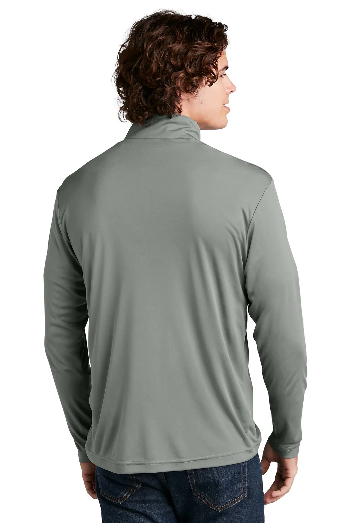 Sport-Tek PosiCharge Competitor Custom 1/4-Zip Pullovers, Grey Concrete