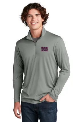 Sport-Tek PosiCharge Competitor Custom 1/4-Zip Pullovers, Grey Concrete