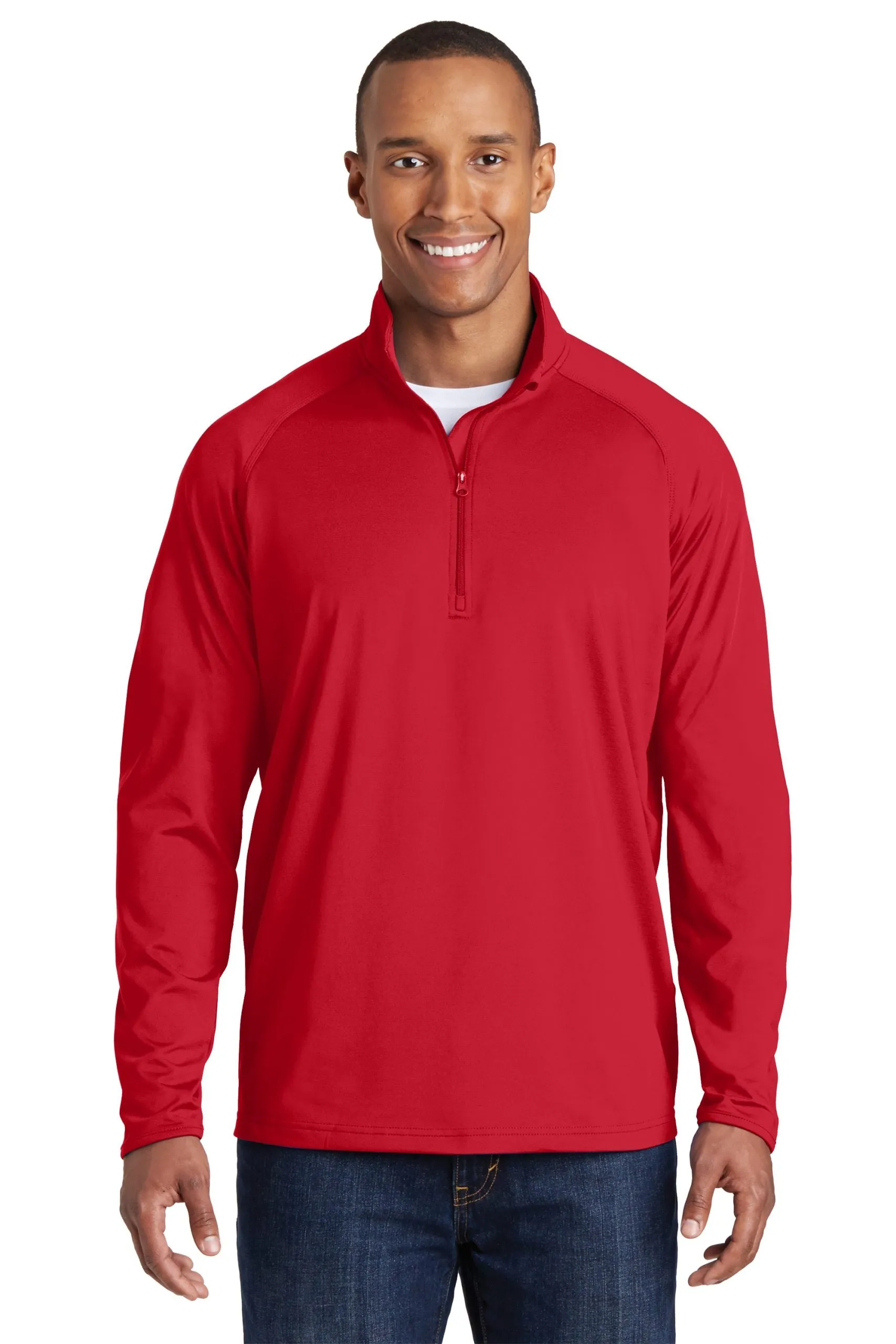 Sport-Tek® Tall Sport-Wick® Stretch 1/2-Zip Pullover