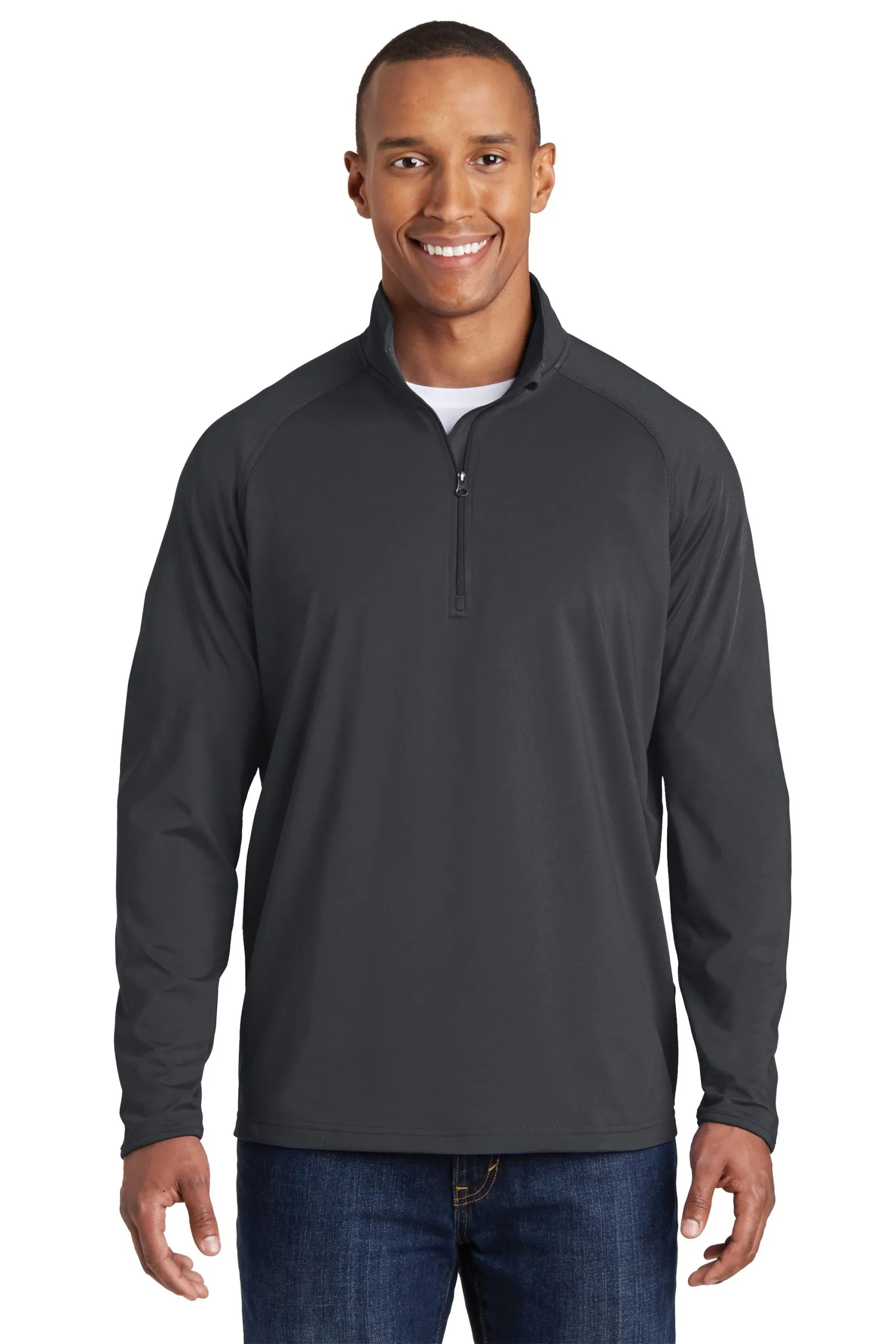 Sport-Tek® Tall Sport-Wick® Stretch 1/2-Zip Pullover