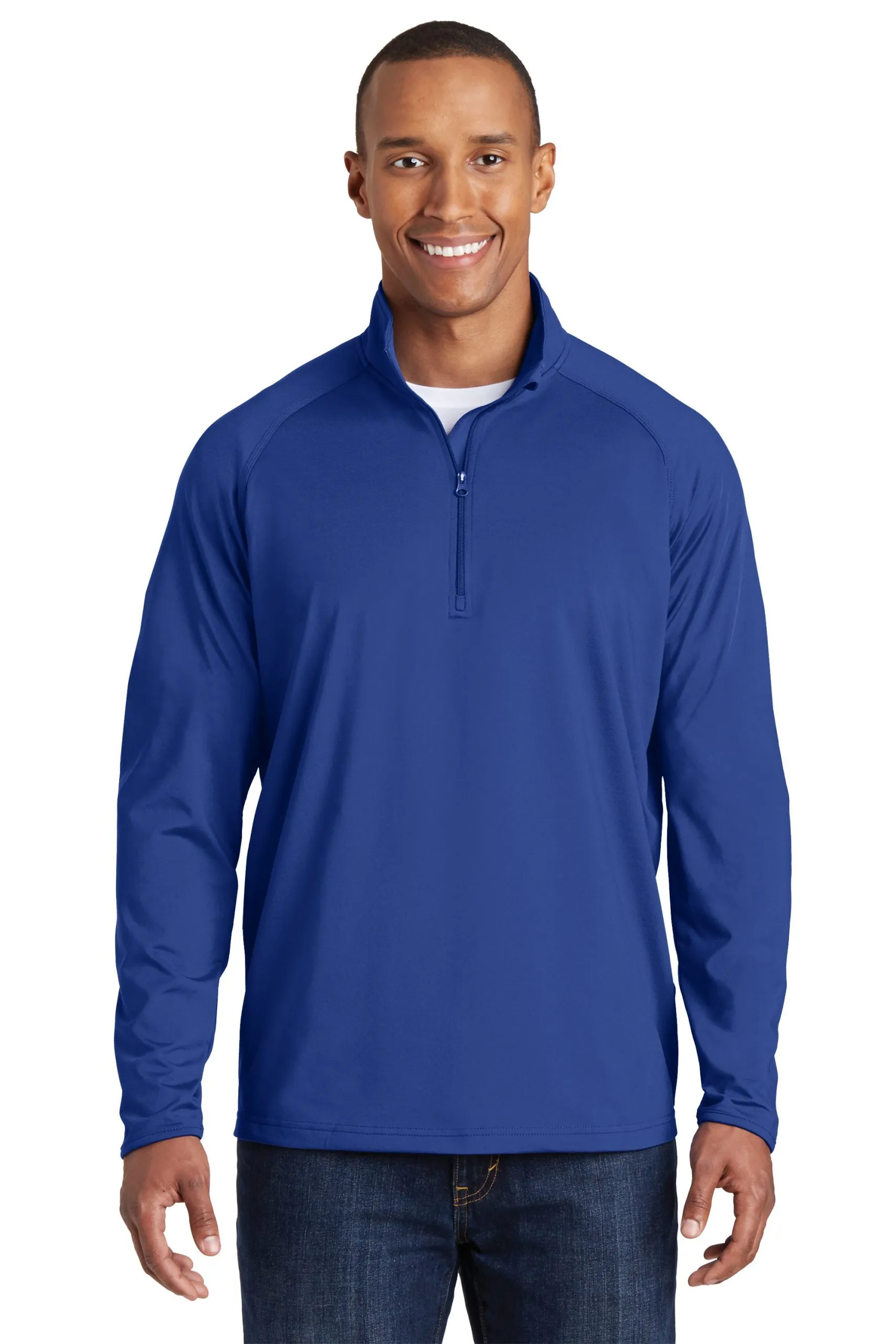 Sport-Tek® Tall Sport-Wick® Stretch 1/2-Zip Pullover