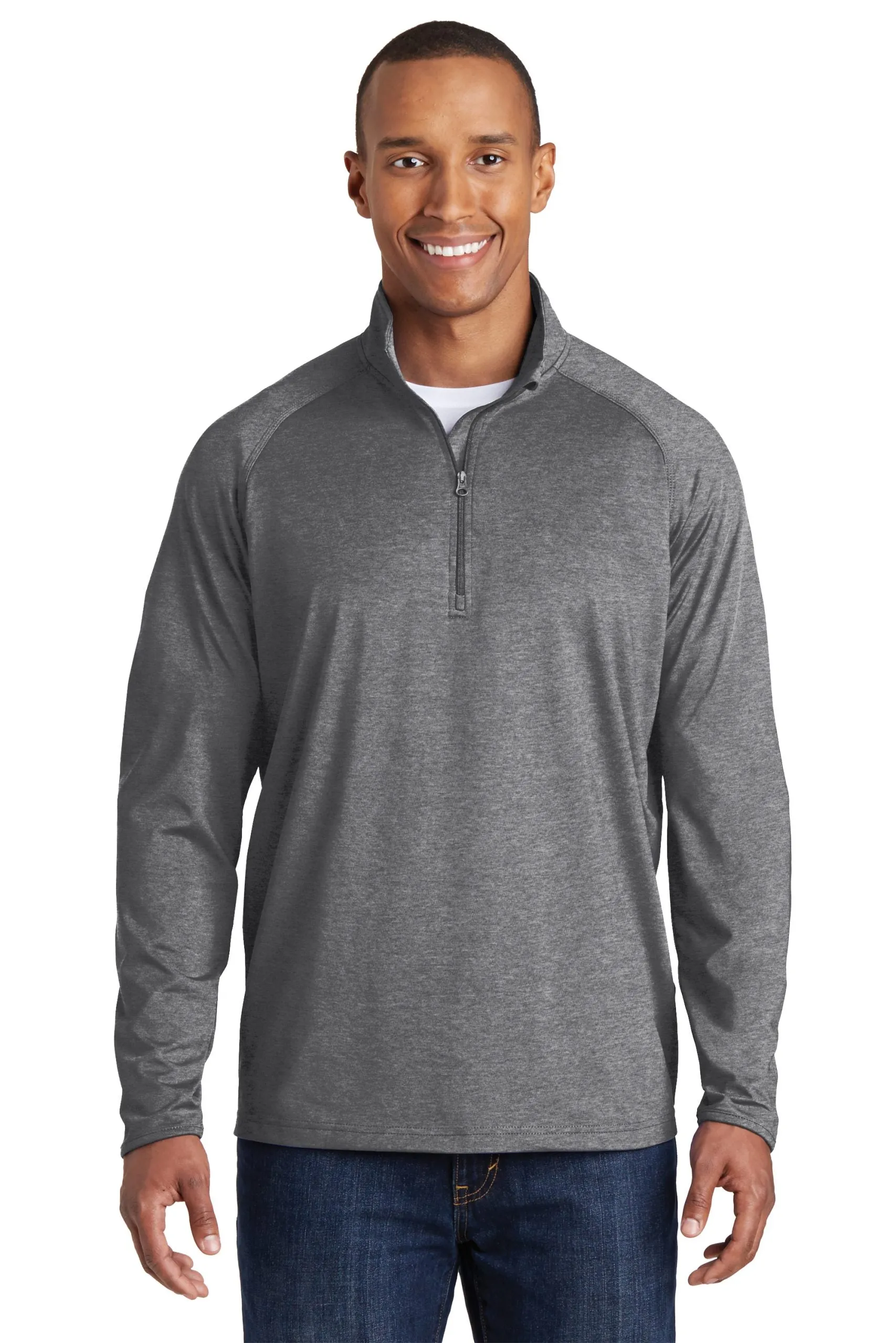 Sport-Tek® Tall Sport-Wick® Stretch 1/2-Zip Pullover