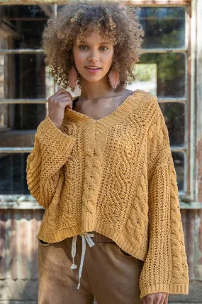 Tina Twisted Knit Sweater