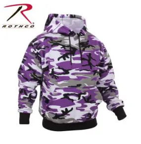 Ultra Violet Camo Pullover Hooded Sweatshirt Sale!