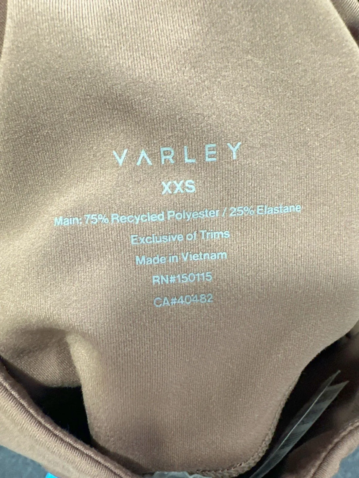 Varley Rose Brown Active Leggings UK XXS